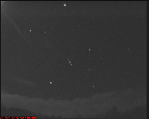  An meteor trail captured by VMDS01A 