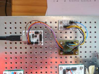  Connection of SPI version of ALTIMET sensor to I²C bus.