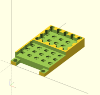 Model mechanického adaptéru MLAB pro ODROID-U3