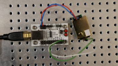  Snímač CO2 MH-Z19 připojený do MLABu